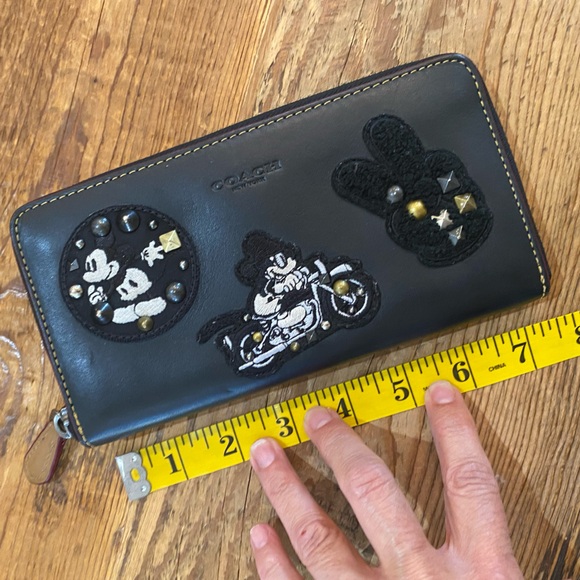 Coach Disney Wallet with Mickey Mouse Patches - Picture 8 of 9